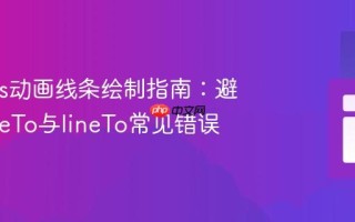 Canvas动画线条绘制指南：避免moveTo与lineTo常见错误