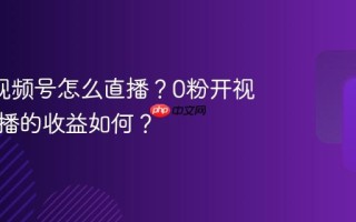 0粉在视频号怎么直播？0粉开视频号直播的收益如何？