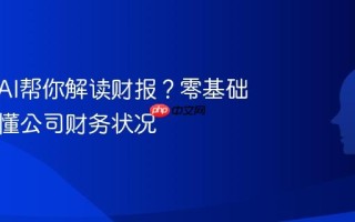 怎么用AI帮你解读财报？零基础也能看懂公司财务状况