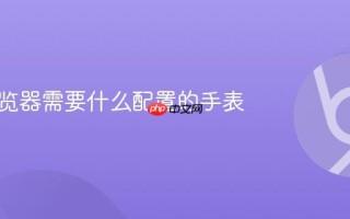 手表浏览器需要什么配置的手表
