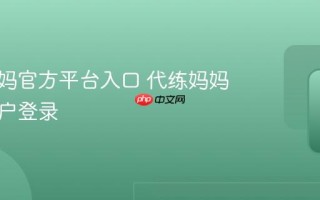 代练妈妈官方平台入口 代练妈妈官网用户登录