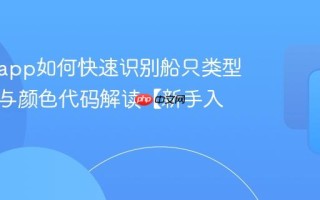 船讯网app如何快速识别船只类型？图标与颜色代码解读【新手入门】