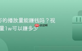 抖音5万的播放量能赚钱吗？视频播放量1w可以赚多少