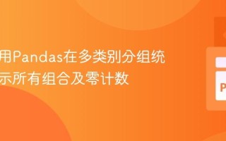 如何使用Pandas在多类别分组统计中显示所有组合及零计数
