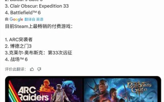 AI被外媒妖魔化 但事实是Steam最畅销的付费游戏都使用了AI