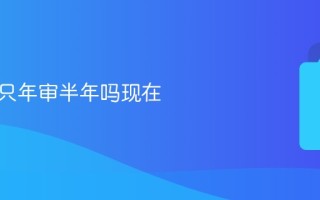 车辆能只年审半年吗现在