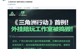 起底《三角洲行动》“护航”产业：顶级打手300元/小时 但外挂横行