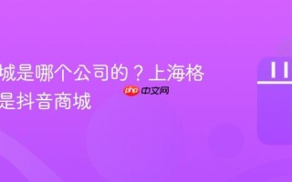 抖音商城是哪个公司的？上海格物致品是抖音商城
