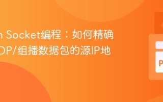 Python Socket编程：如何精确控制UDP/组播数据包的源IP地址