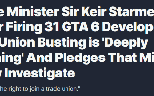 《GTA6》裁员风波触动英国首相：令人深切担忧