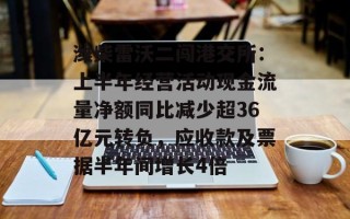 潍柴雷沃二闯港交所：上半年经营活动现金流量净额同比减少超36亿元转负，应收款及票据半年间增长4倍