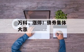 万科，涨停！债券集体大涨
