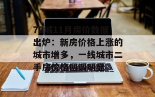 70城11月房价数据出炉：新房价格上涨的城市增多，一线城市二手房价格回调明显
