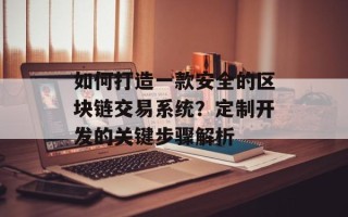 如何打造一款安全的区块链交易系统？定制开发的关键步骤解析