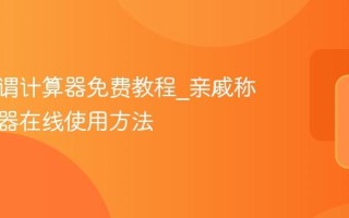 亲戚称谓计算器免费教程_亲戚称谓计算器在线使用方法