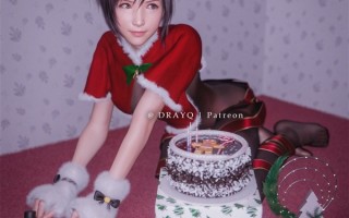 3D大神分享《最终幻想7：重制版》尤菲新图 黑丝小麋鹿超可爱