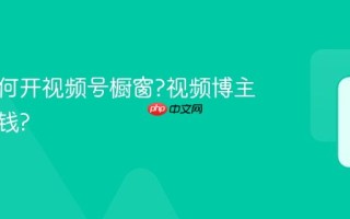 博主如何开视频号橱窗?视频博主如何赚钱?