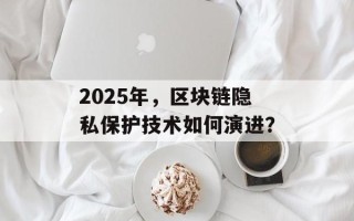 2025年，区块链隐私保护技术如何演进？