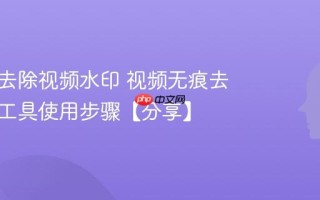 AI怎么去除视频水印 视频无痕去水印AI工具使用步骤【分享】