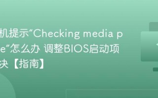 电脑开机提示“Checking media presence”怎么办 调整BIOS启动项顺序解决【指南】