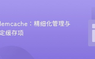 PHP Memcache：精细化管理与更新特定缓存项