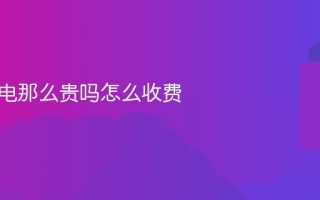 高速充电那么贵吗怎么收费