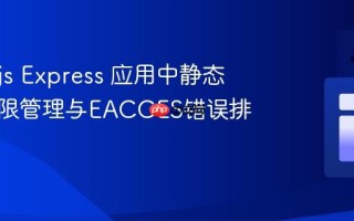 Node.js Express 应用中静态文件权限管理与EACCES错误排查