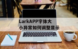 LarkAPP字体大小异常如何调整显示