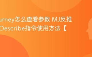 Midjourney怎么查看参数 MJ反推提示词Describe指令使用方法【教程】