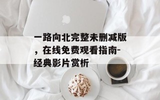 一路向北完整未删减版，在线免费观看指南-经典影片赏析