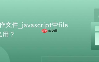 如何操作文件_javascript中file api怎么用？