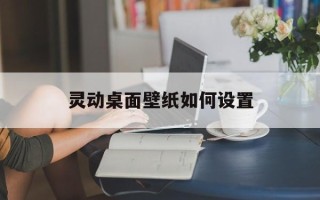 灵动桌面壁纸如何设置