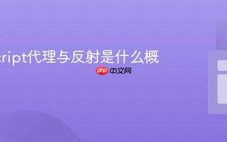 JavaScript代理与反射是什么概念？