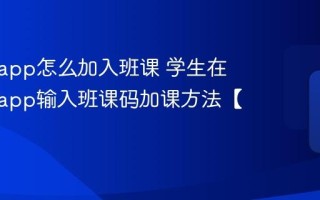 课堂派app怎么加入班课 学生在课堂派app输入班课码加课方法【指南】