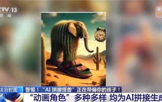 动物人类随机拼接！央视曝光外国山海经：当心AI魔改怪兽带偏孩子