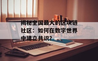 揭秘全国最大的区块链社区：如何在数字世界中建立共识？