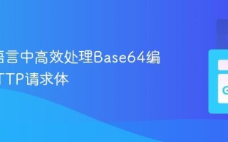 在Go语言中高效处理Base64编码的HTTP请求体