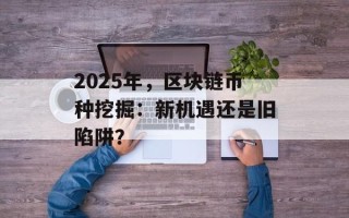 2025年，区块链币种挖掘：新机遇还是旧陷阱？