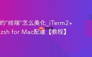 Mac上的“终端”怎么美化_iTerm2+oh my zsh for Mac配置【教程】