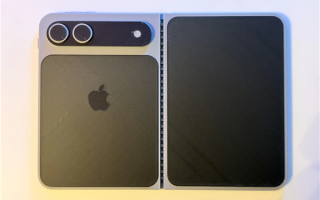 苹果首款折叠屏蓄势待发！iPhone Fold机模出炉