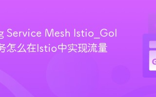 Golang Service Mesh Istio_Golang服务怎么在Istio中实现流量管理