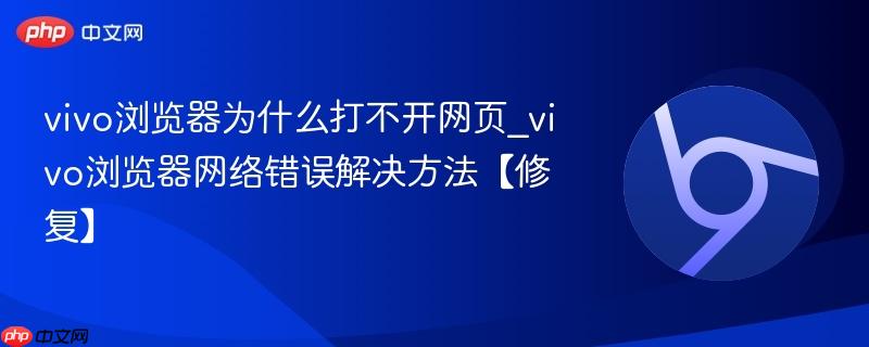 vivo浏览器为什么打不开网页_vivo浏览器网络错误解决方法【修复】-第1张图片-佛山资讯网 vivo浏览器为什么打不开网页_vivo浏览器网络错误解决方法【修复】-第1张图片-佛山资讯网