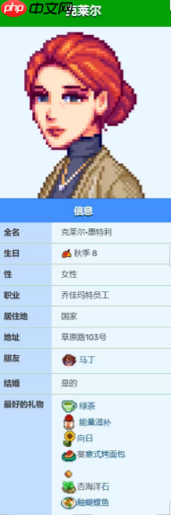 《星露谷物语》克莱尔爱心事件一览-第1张图片-佛山资讯网
