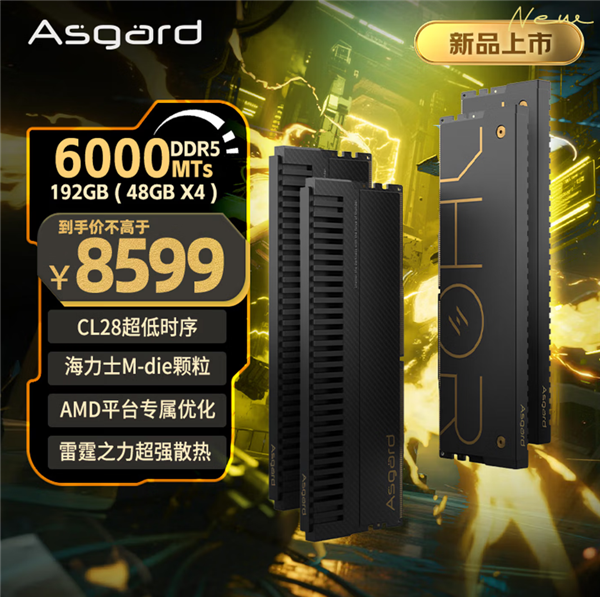 内存价格上天了!阿斯加特推出256GB套装:16999元比RTX 5090还贵-第1张图片-佛山资讯网 内存价格上天了!阿斯加特推出256GB套装:16999元比RTX 5090还贵-第1张图片-佛山资讯网