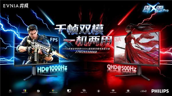 双冠合璧 双模千帧!EVNIA弈威携手TCL华星 全球首款千帧双模电竞显示器重装亮相-第7张图片-佛山资讯网 双冠合璧 双模千帧!EVNIA弈威携手TCL华星 全球首款千帧双模电竞显示器重装亮相-第7张图片-佛山资讯网