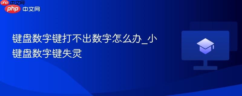 键盘数字键打不出数字怎么办_小键盘数字键失灵-第1张图片-佛山资讯网 键盘数字键打不出数字怎么办_小键盘数字键失灵-第1张图片-佛山资讯网