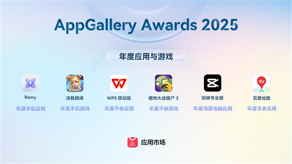 华为发布AppGallery Awards 2025年度应用与游戏-第1张图片-佛山资讯网 华为发布AppGallery Awards 2025年度应用与游戏-第1张图片-佛山资讯网