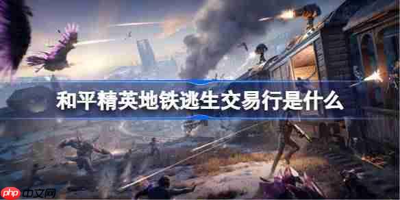 和平精英地铁逃生交易行是什么-和平精英地铁逃生交易行介绍-第1张图片-佛山资讯网