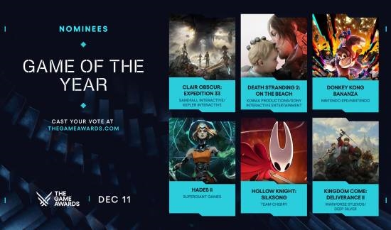 TGA 2025明日举行！你觉得谁能问鼎年度最佳-第1张图片-佛山资讯网