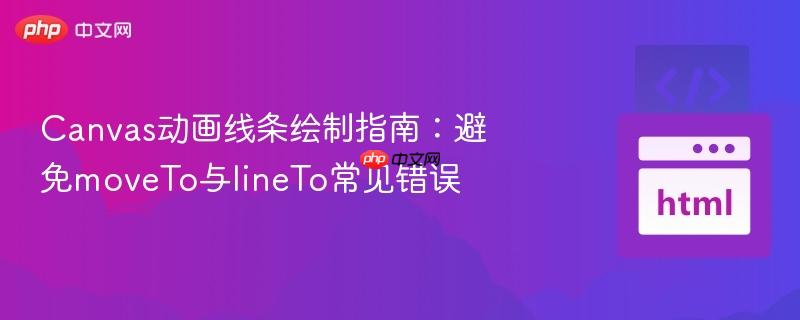 Canvas动画线条绘制指南:避免moveTo与lineTo常见错误-第1张图片-佛山资讯网 Canvas动画线条绘制指南:避免moveTo与lineTo常见错误-第1张图片-佛山资讯网